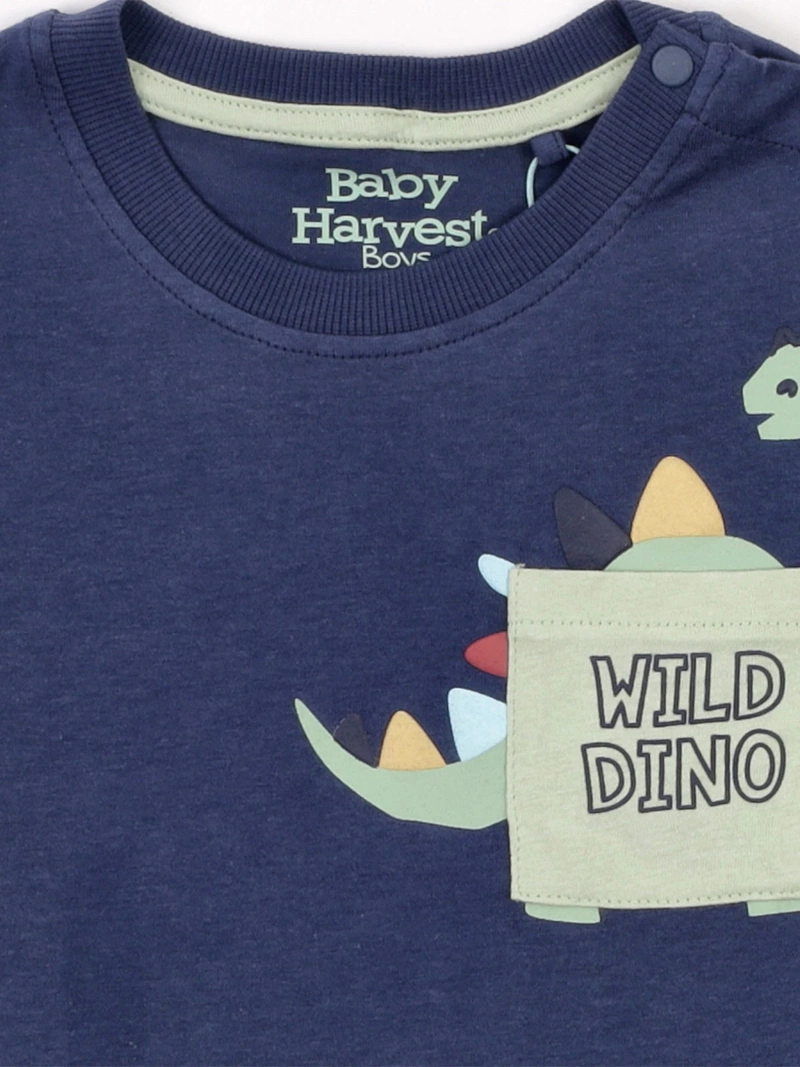 POLERA NIÑO BABY HARVEST ALGODÓN MANGA CORTA - 5
