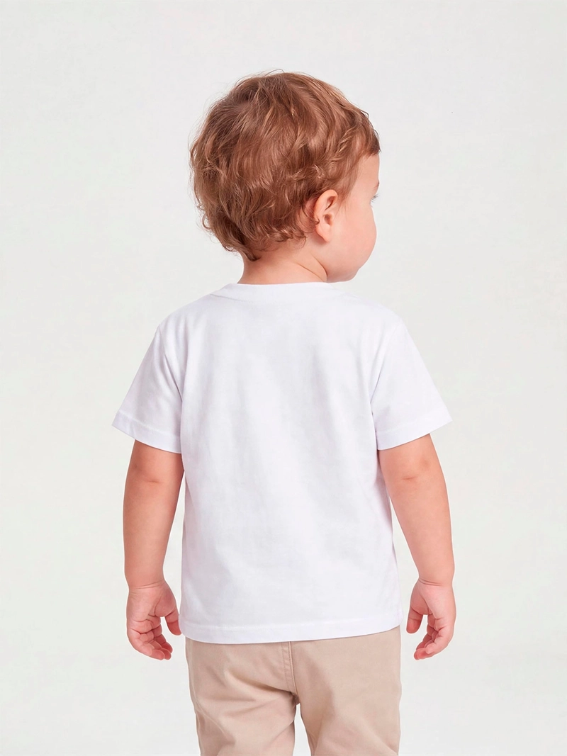 POLERA NIÑO BABY HARVEST ALGODÓN MANGA CORTA ESTAMPADA RELIEVE - 2