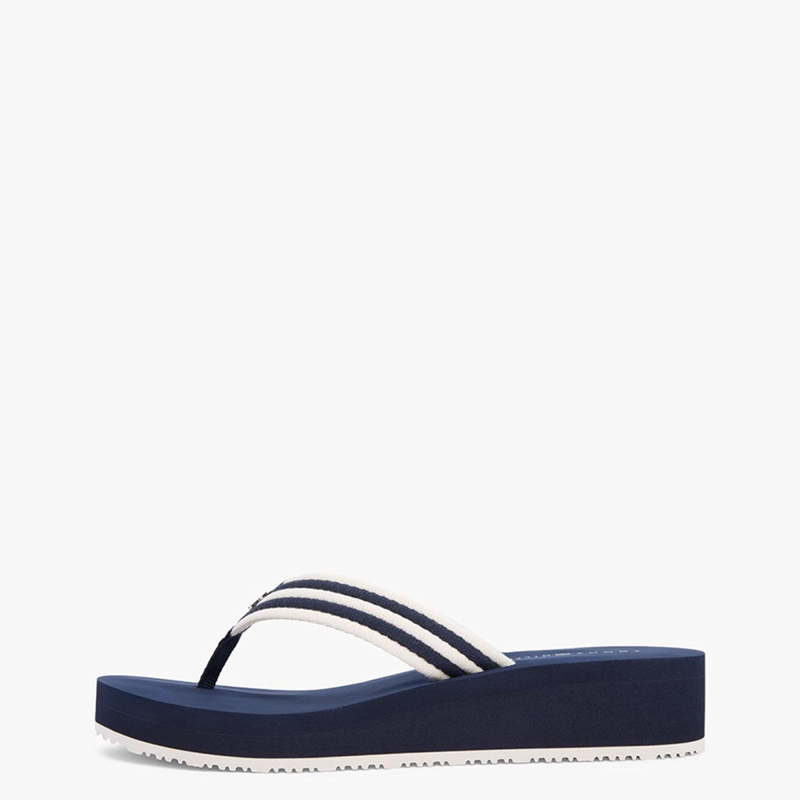 SANDALIAS MUJER TOMMY HILFIGER AZUL MARINO FW0FW09196DW6  - 2