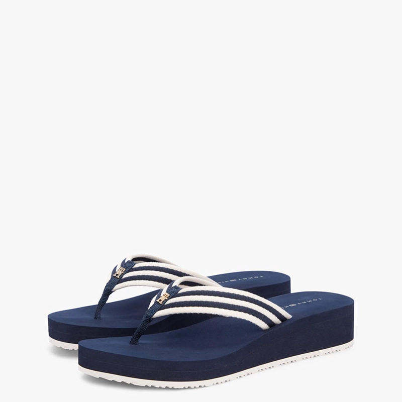SANDALIAS MUJER TOMMY HILFIGER AZUL MARINO FW0FW09196DW6  - 3