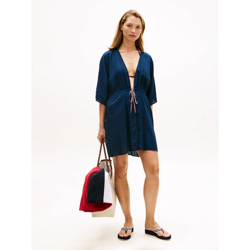 SANDALIAS MUJER TOMMY HILFIGER AZUL MARINO FW0FW09196DW6  - 8