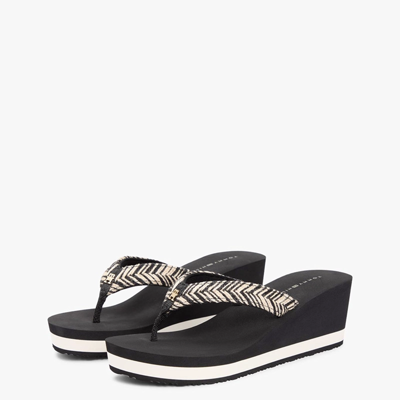 SANDALIAS MUJER TOMMY HILFIGER NEGRO FW0FW09197BDS  - 3