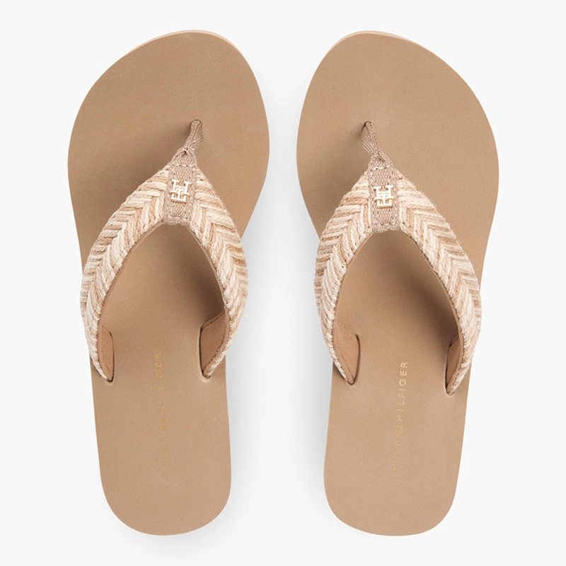 SANDALIAS MUJER TOMMY HILFIGER CAQUI FW0FW09197RBC  - 5