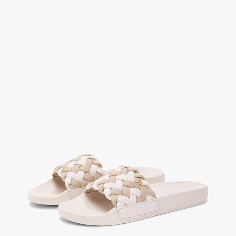 SANDALIAS MUJER TOMMY HILFIGER BEIGE FW0FW092030F4  - 3
