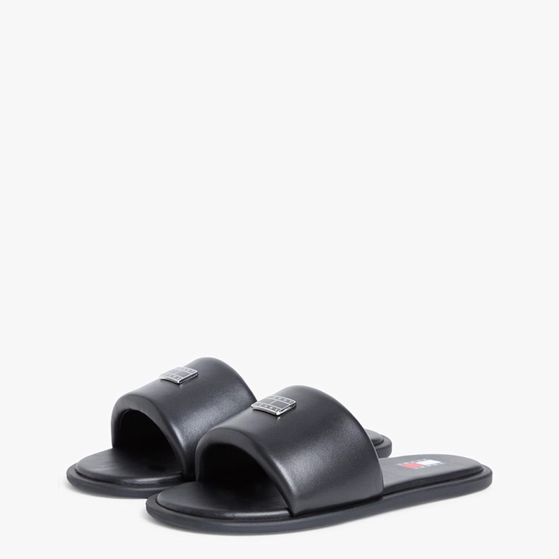 SANDALIAS MUJER TOMMY HILFIGER NEGRO EN0EN02950BDS CUERO - 3