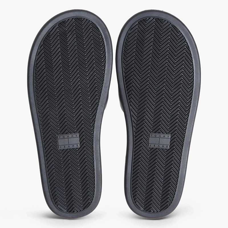 SANDALIAS MUJER TOMMY HILFIGER NEGRO EN0EN02950BDS CUERO - 6