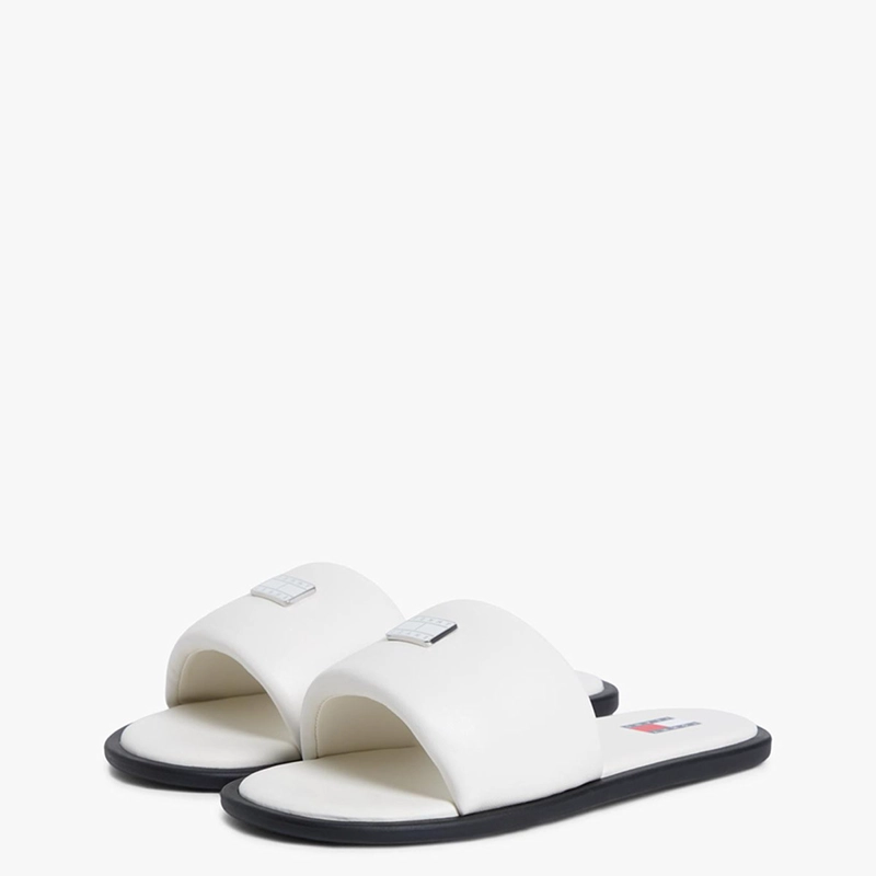 SANDALIAS MUJER TOMMY HILFIGER BLANCO EN0EN02950YBI CUERO - 3