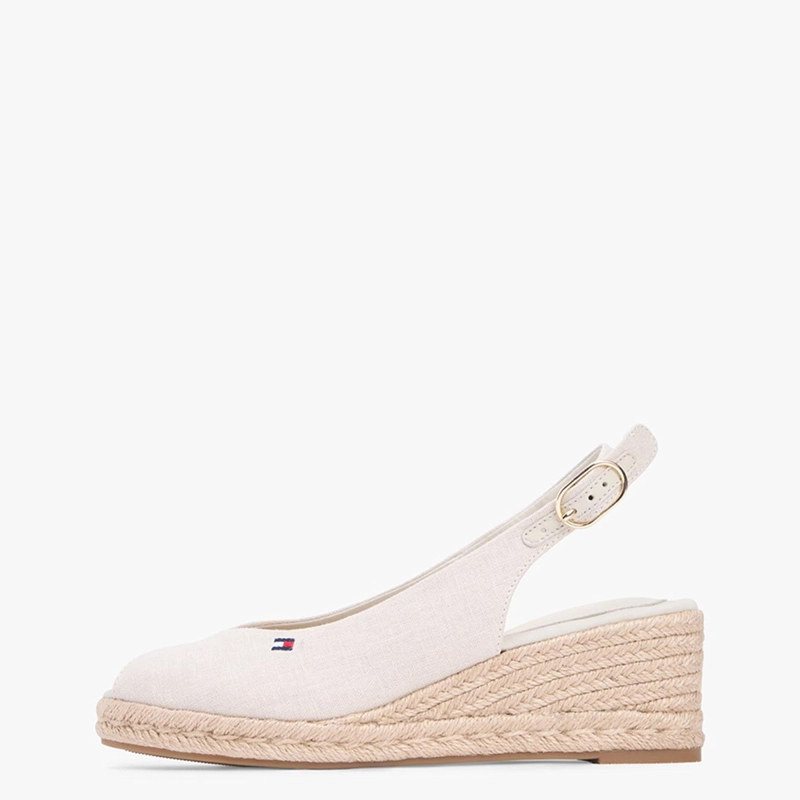 SANDALIAS MUJER TOMMY HILFIGER BEIGE FW0FW09228ACI  - 2