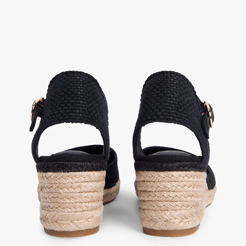 SANDALIAS MUJER TOMMY HILFIGER NEGRO FW0FW09233BDS  - 4