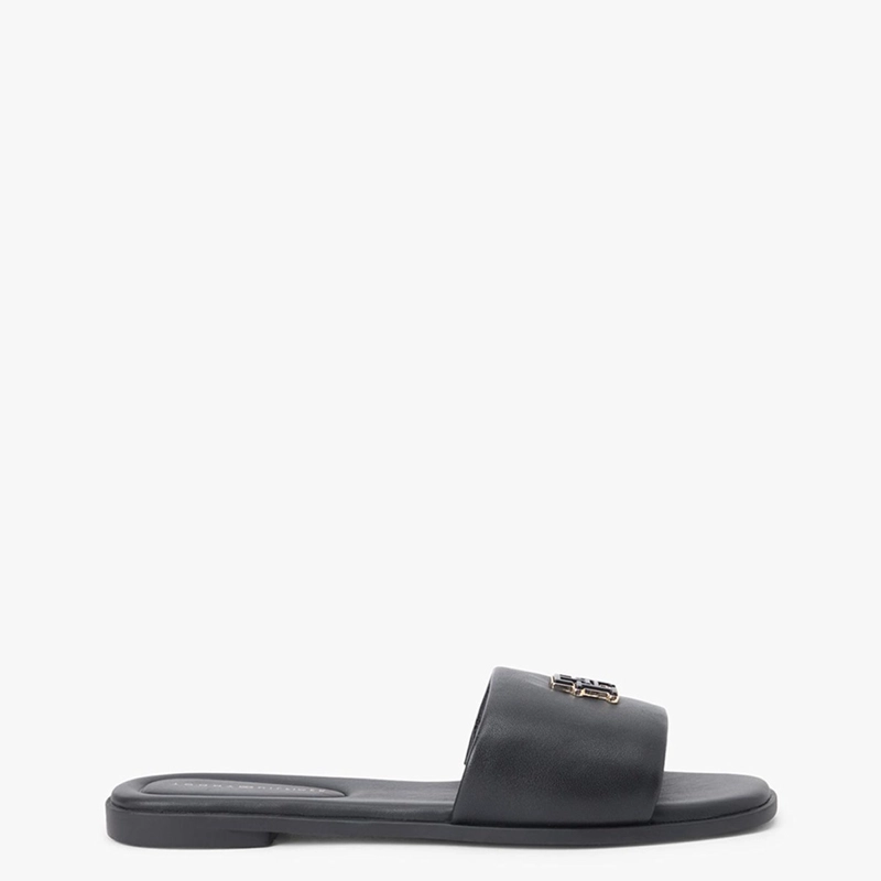 SANDALIAS MUJER TOMMY HILFIGER NEGRO FW0FW09292BDS CUERO