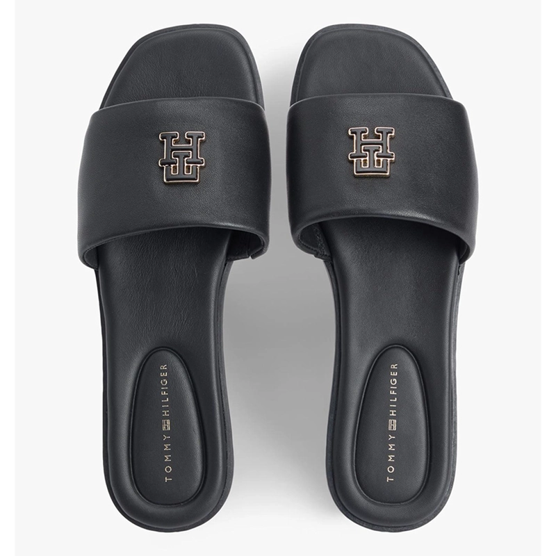 SANDALIAS MUJER TOMMY HILFIGER NEGRO FW0FW09292BDS CUERO - 5