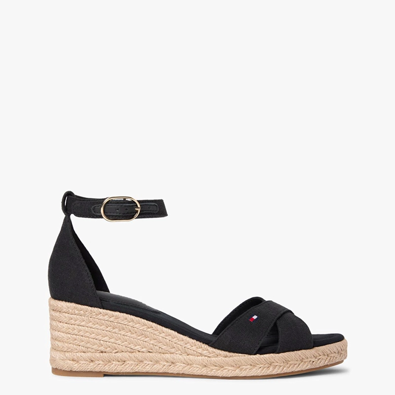 SANDALIAS MUJER TOMMY HILFIGER NEGRO FW0FW09332BDS