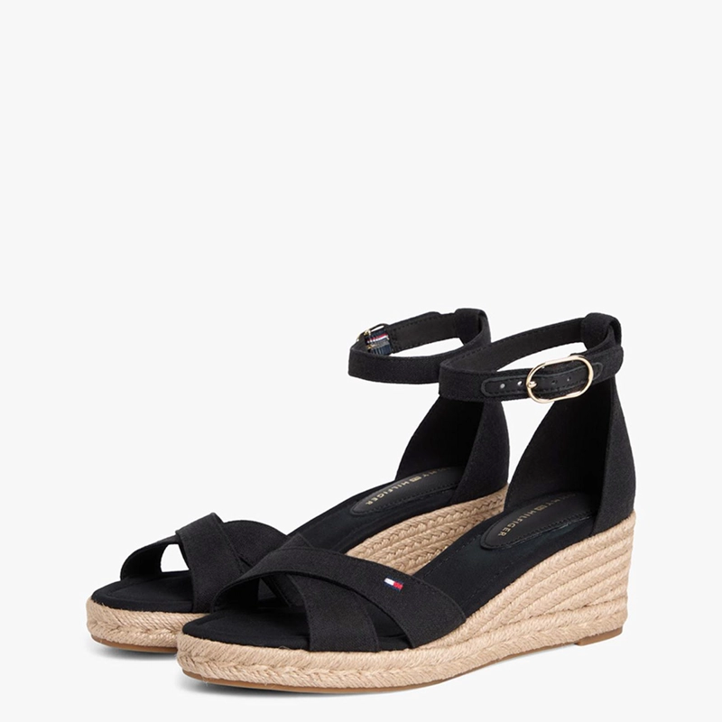 SANDALIAS MUJER TOMMY HILFIGER NEGRO FW0FW09332BDS  - 3