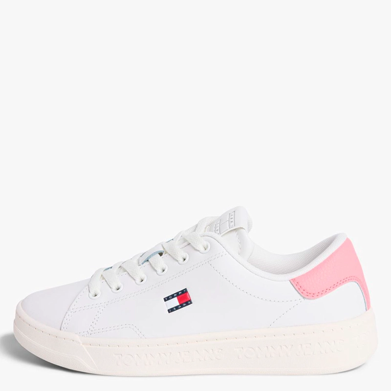 ZAPATILLAS MUJER TOMMY HILFIGER CASUALES BLANCO EN0EN029600J6 CUERO   - 3