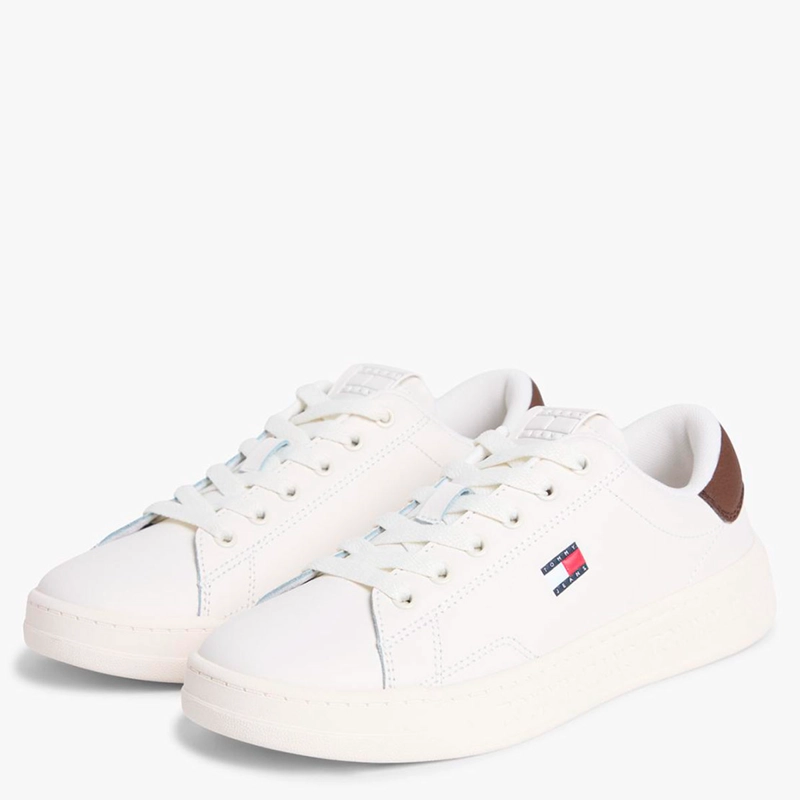 ZAPATILLAS MUJER TOMMY HILFIGER CASUALES BLANCO EN0EN02960YBL CUERO   - 2