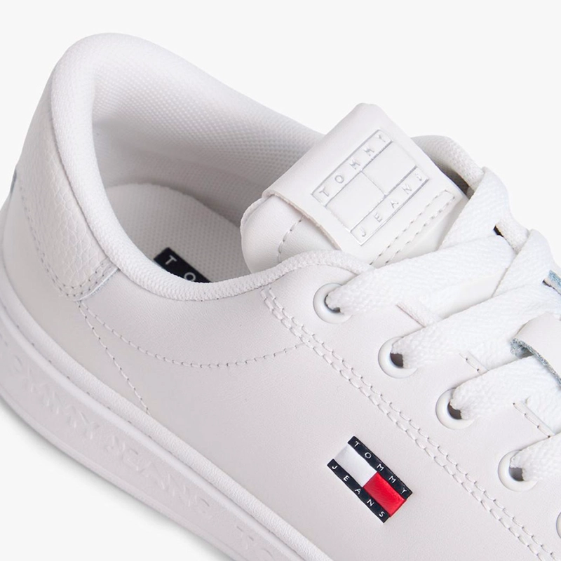 ZAPATILLAS MUJER TOMMY HILFIGER CASUALES BLANCO EN0EN02960YBL CUERO   - 7