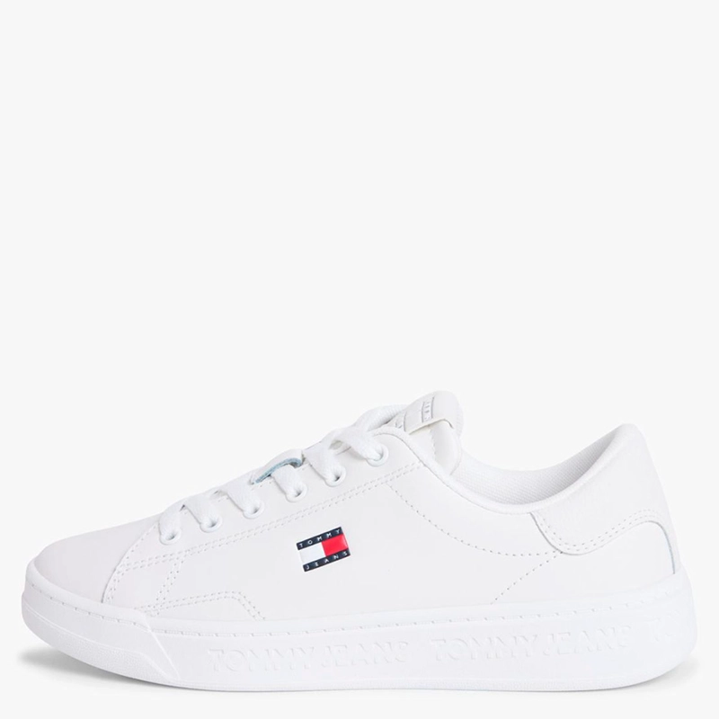 ZAPATILLAS MUJER TOMMY HILFIGER CASUALES BLANCO EN0EN02960YBL CUERO   - 3