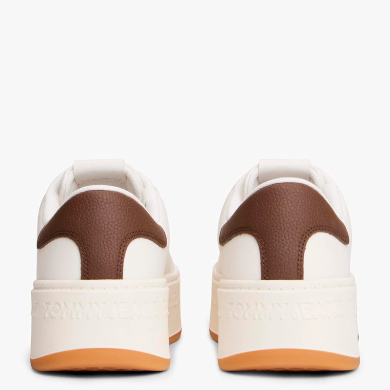 ZAPATILLAS MUJER TOMMY HILFIGER CASUALES BLANCO EN0EN029610HH CUERO   - 5