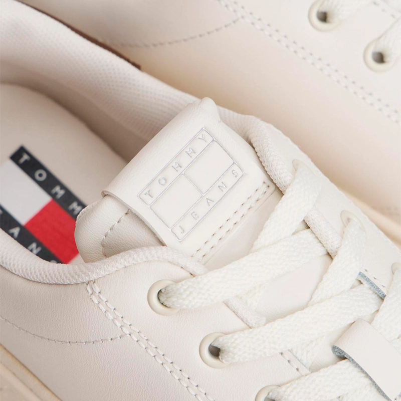 ZAPATILLAS MUJER TOMMY HILFIGER CASUALES BLANCO EN0EN029610HH CUERO   - 7