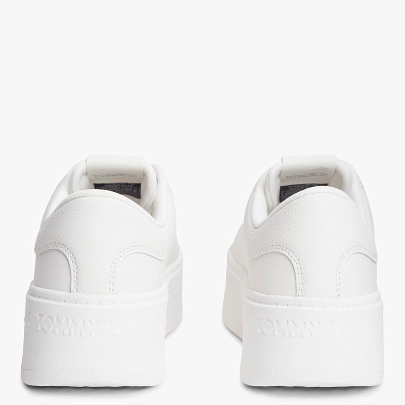 ZAPATILLAS MUJER TOMMY HILFIGER CASUALES BLANCO EN0EN02961YBL CUERO   - 5