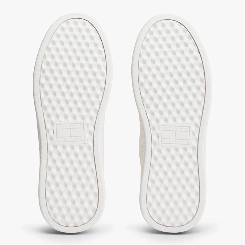 ZAPATILLAS MUJER TOMMY HILFIGER CASUALES BLANCO EN0EN02961YBL CUERO   - 6