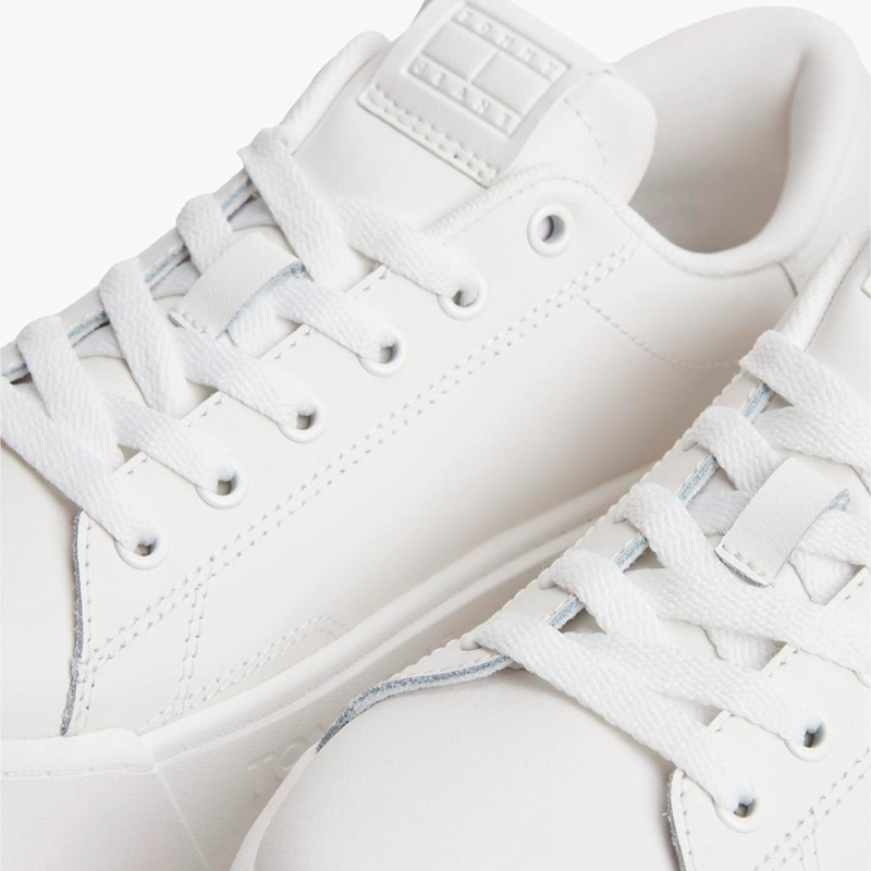 ZAPATILLAS MUJER TOMMY HILFIGER CASUALES BLANCO EN0EN02961YBL CUERO   - 7