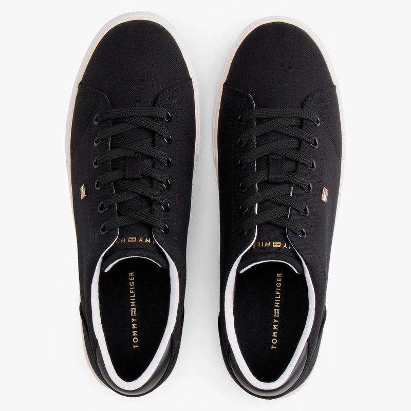 ZAPATILLAS MUJER TOMMY HILFIGER CASUALES NEGRO FW0FW09102BDS  - 4