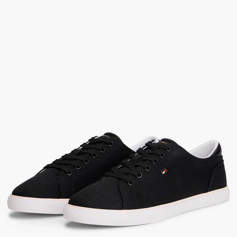 ZAPATILLAS MUJER TOMMY HILFIGER CASUALES NEGRO FW0FW09102BDS  - 2