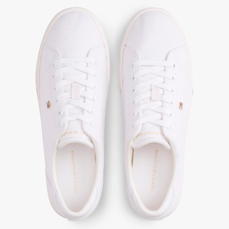 ZAPATILLAS MUJER TOMMY HILFIGER CASUALES BLANCO FW0FW09102YBS  - 4