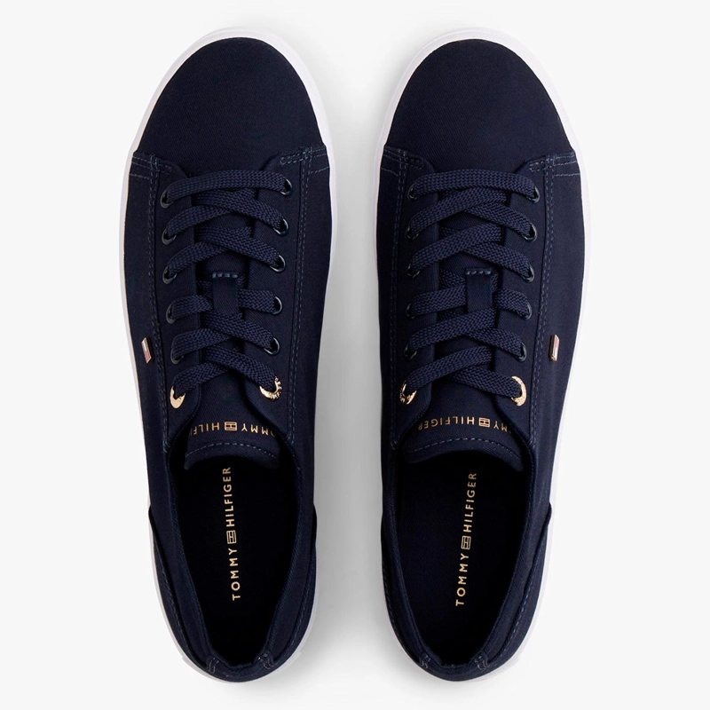 ZAPATILLAS MUJER TOMMY HILFIGER CASUALES AZUL MARINO FW0FW09170DW6  - 4