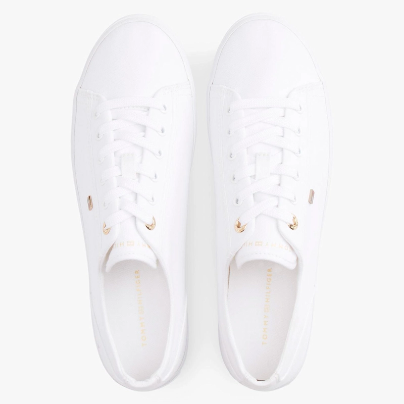 ZAPATILLAS MUJER TOMMY HILFIGER CASUALES BLANCO FW0FW09170YBS  - 4