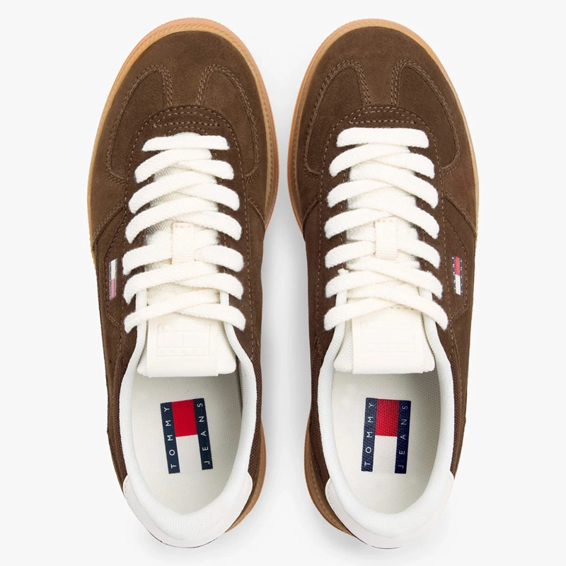 ZAPATILLAS MUJER TOMMY HILFIGER CASUALES CAFÉ EN0EN02989GV0  - 4
