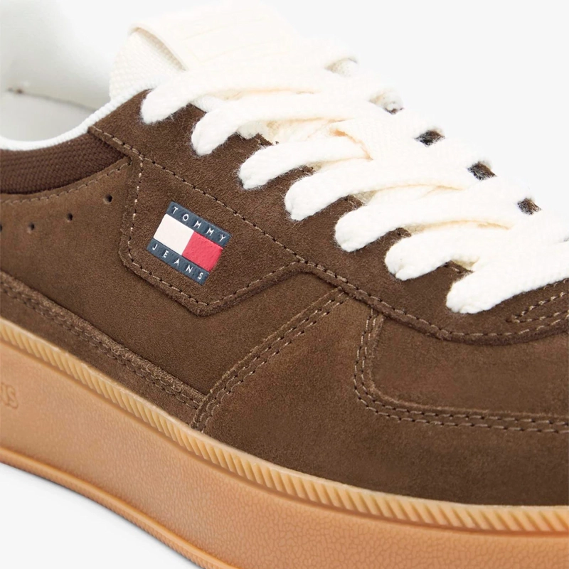 ZAPATILLAS MUJER TOMMY HILFIGER CASUALES CAFÉ EN0EN02989GV0  - 7