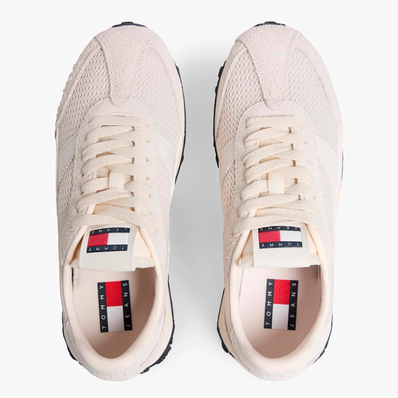 ZAPATILLAS MUJER TOMMY HILFIGER CASUALES CRUDO EN0EN0301301W  - 4
