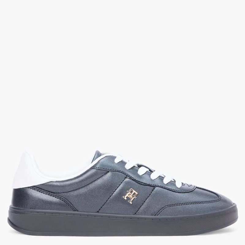 ZAPATILLAS MUJER TOMMY HILFIGER CASUALES NEGRO FW0FW09179BDS CUERO - 1