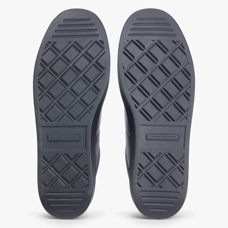 ZAPATILLAS MUJER TOMMY HILFIGER CASUALES NEGRO FW0FW09179BDS CUERO - 6
