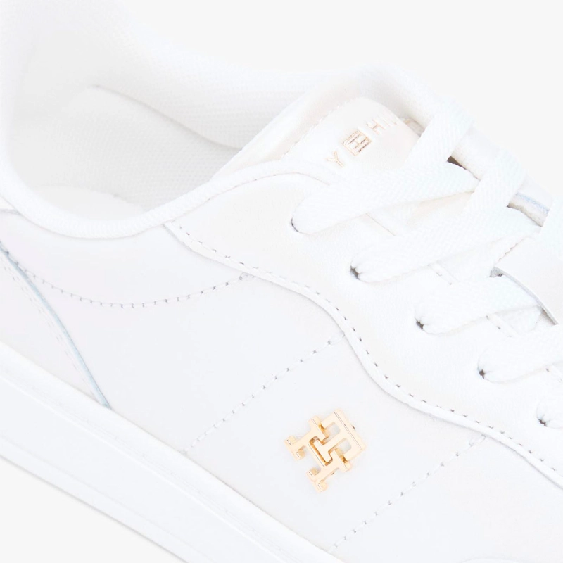 ZAPATILLAS MUJER TOMMY HILFIGER CASUALES BLANCO FW0FW09179YBL CUERO - 7
