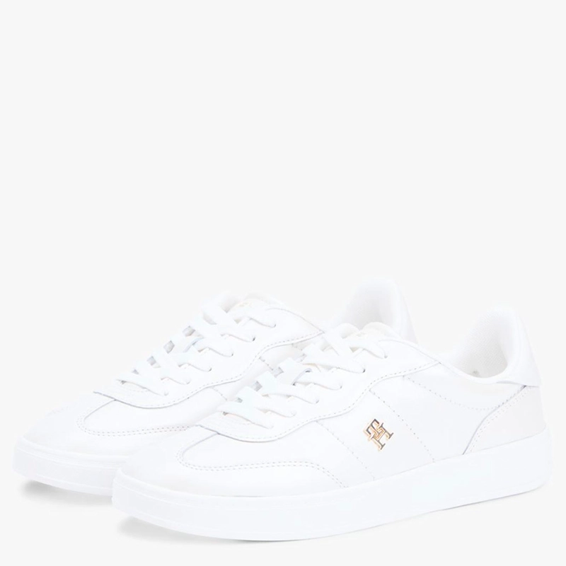 ZAPATILLAS MUJER TOMMY HILFIGER CASUALES BLANCO FW0FW09179YBL CUERO - 2