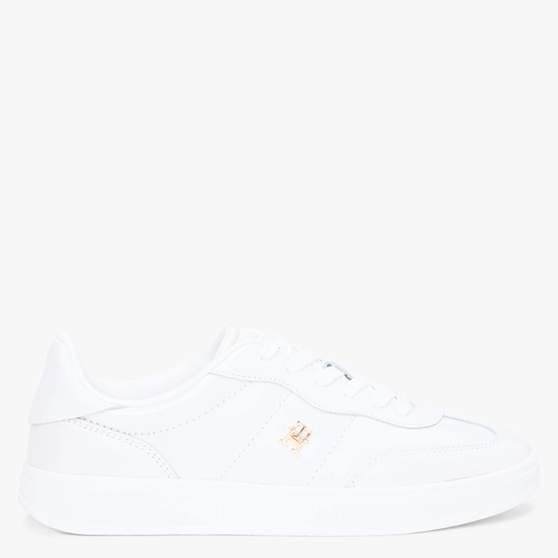 ZAPATILLAS MUJER TOMMY HILFIGER CASUALES BLANCO FW0FW09179YBL CUERO - 1