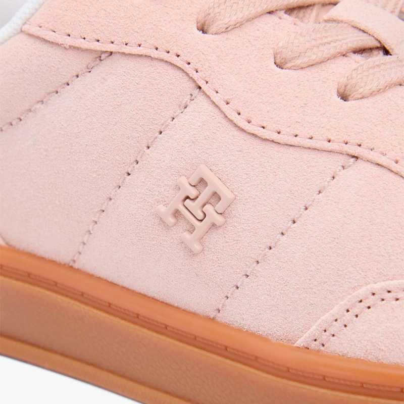 ZAPATILLAS MUJER TOMMY HILFIGER CASUALES PALO ROSA FW0FW09180TRY CUERO - 7
