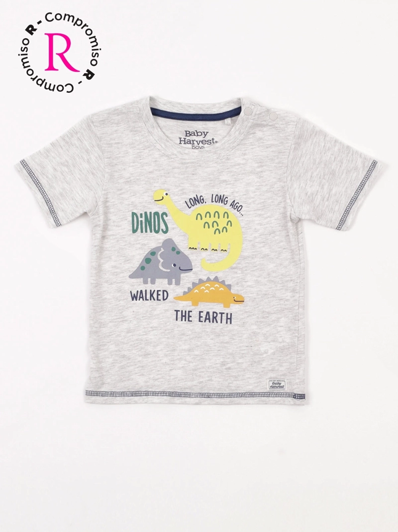 POLERA NIÑO BABY HARVEST ALGODÓN MANGA CORTA PRINT - 3