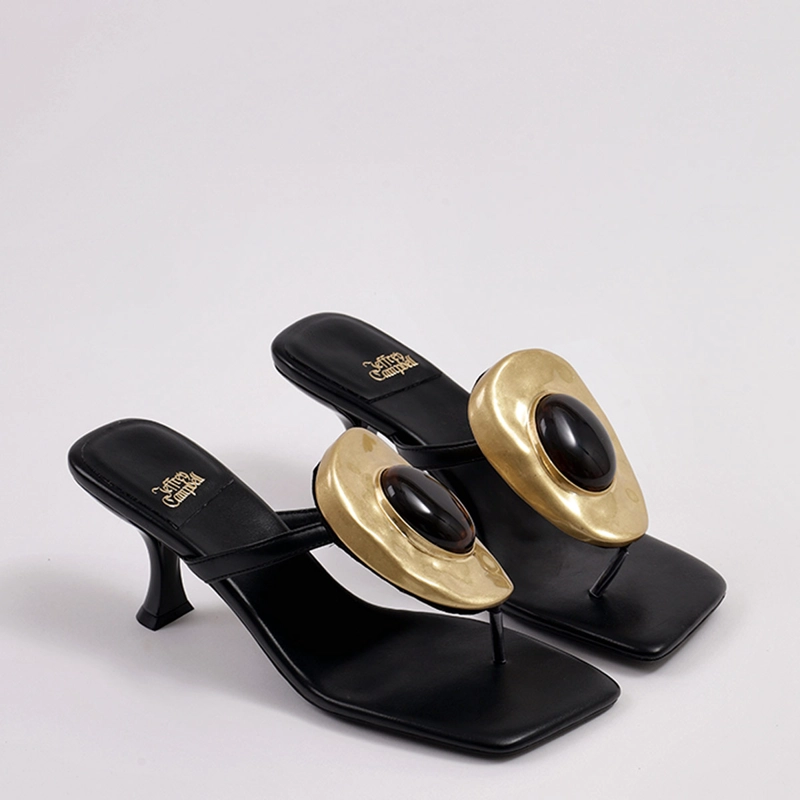 SANDALIAS MUJER JEFFREY CAMPBELL NEGRO BAZAAR  - 5