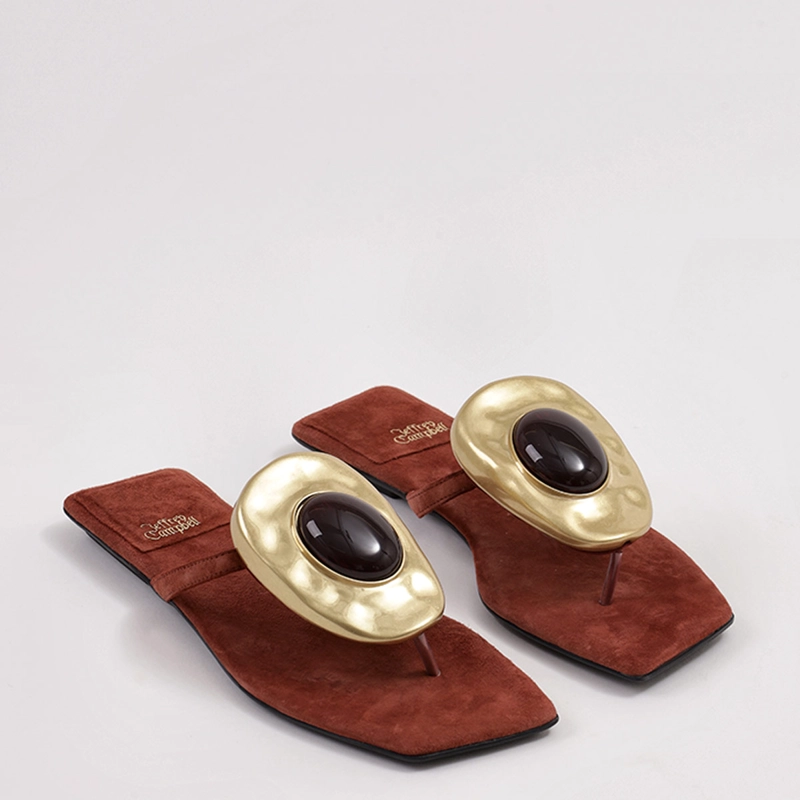 SANDALIAS MUJER JEFFREY CAMPBELL ROJO BAZAAR  - 5