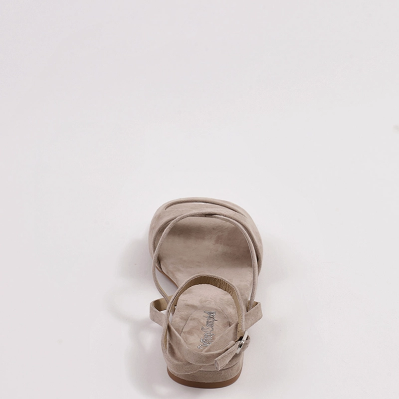 SANDALIAS MUJER JEFFREY CAMPBELL BEIGE NAUTILUS CUERO - 4