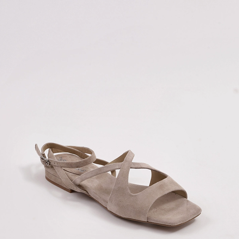 SANDALIAS MUJER JEFFREY CAMPBELL BEIGE NAUTILUS CUERO - 2