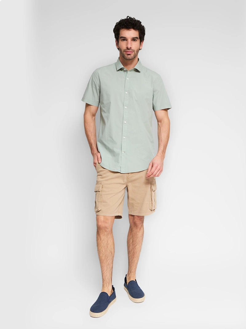 CAMISA HOMBRE CACHAREL ALGODÓN MANGA CORTA - 4