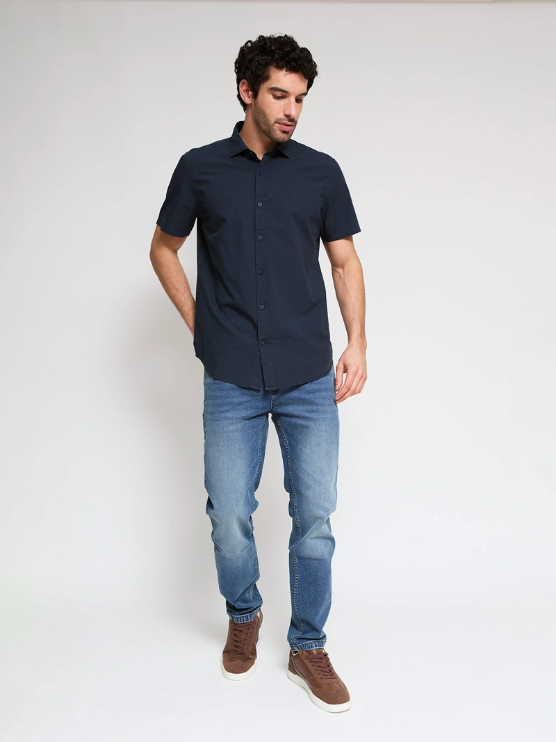 CAMISA HOMBRE CACHAREL ALGODÓN MANGA CORTA - 4