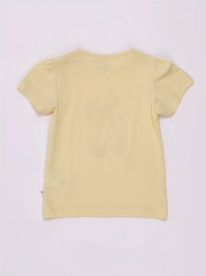 POLERA NIÑA BABY HARVEST MANGA CORTA ALGODÓN PRINT CENTRAL - 2