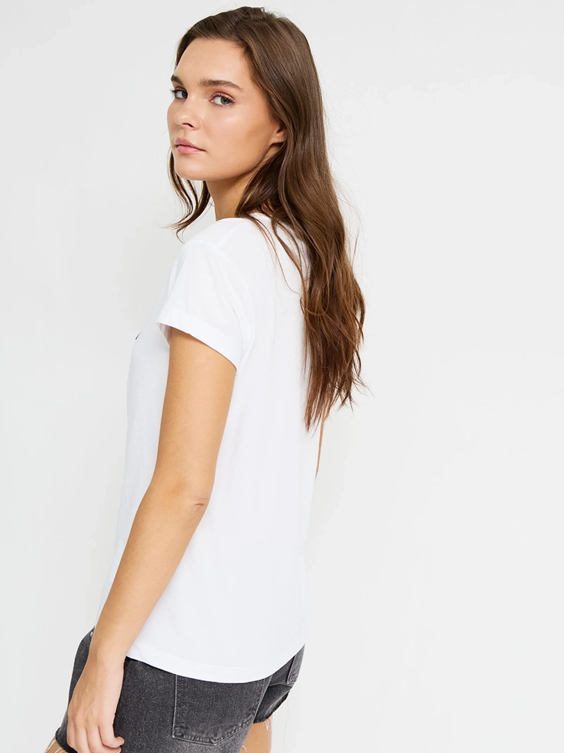 POLERA MUJER INDEX ALGODÓN MANGA CORTA - 2