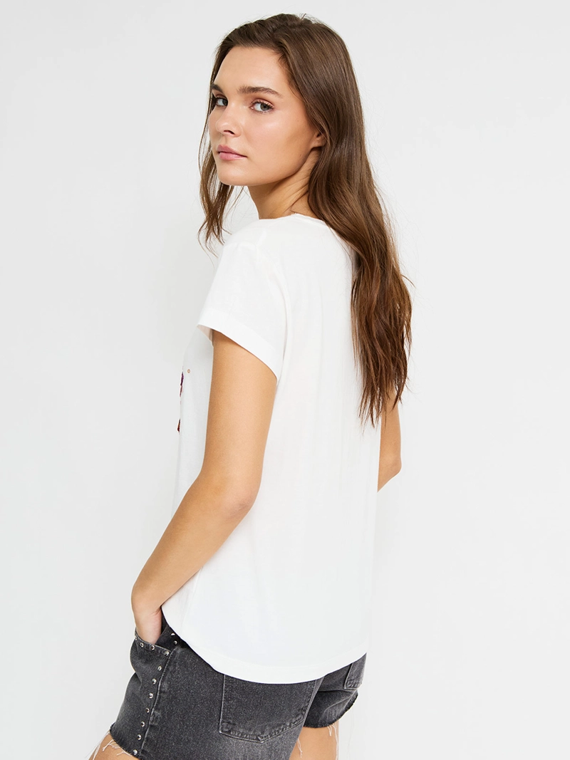 POLERA MUJER INDEX ALGODÓN MANGA CORTA - 2